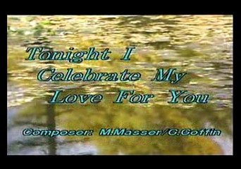 Peabo Bryson & Roberta Flack - Tonight I celebrate my love (Karaoke With Lead Vocal)