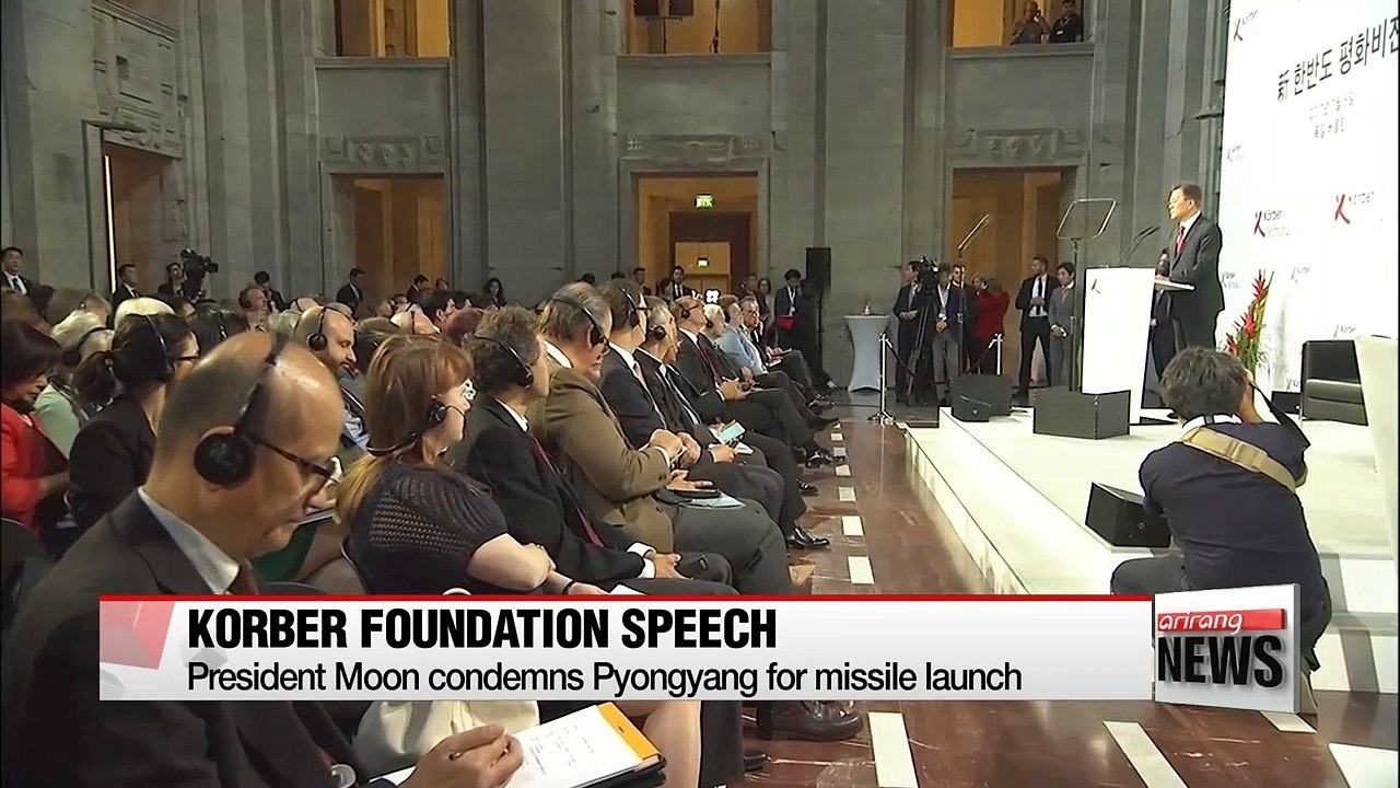 President Moon Jae-in lays out his vision for peace on the Korean Peninsula