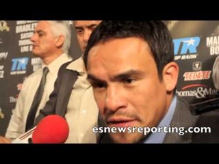 Marquez on Pacquiao: "Hay que ver como regresa despues de ese Nocaut" *Spanish*