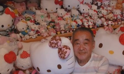 Pensiunan Polisi Jadi Kolektor Hello Kitty Terbesar di Dunia