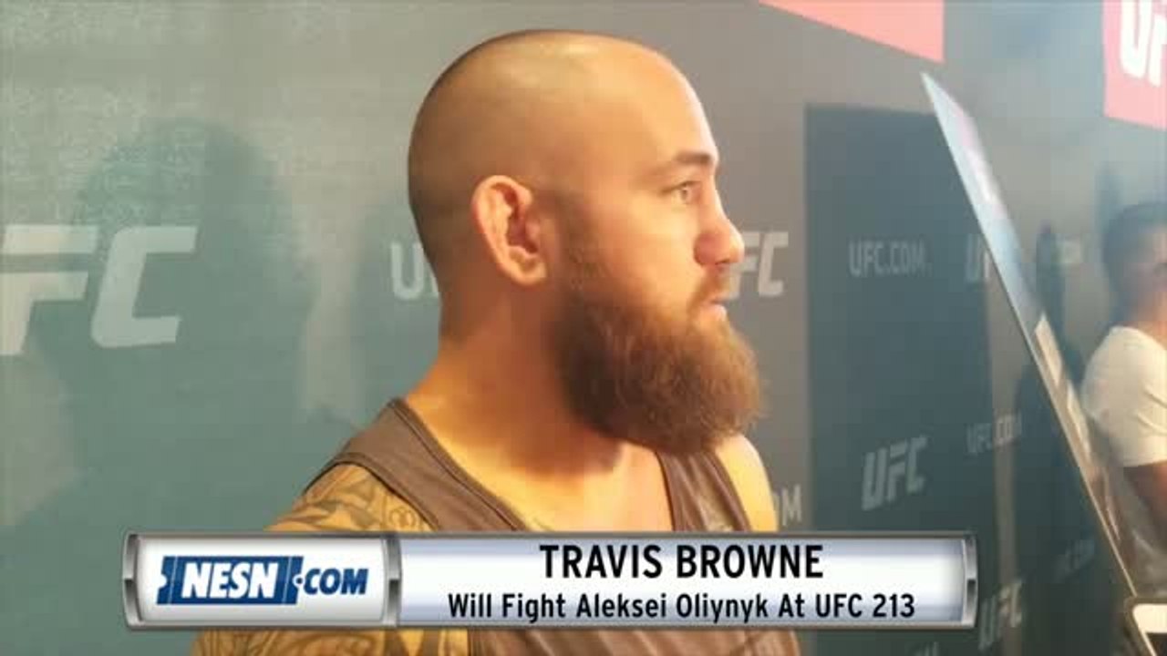 Travis Browne Talks Fiancee Ronda Rousey's Absence From UFC Panel