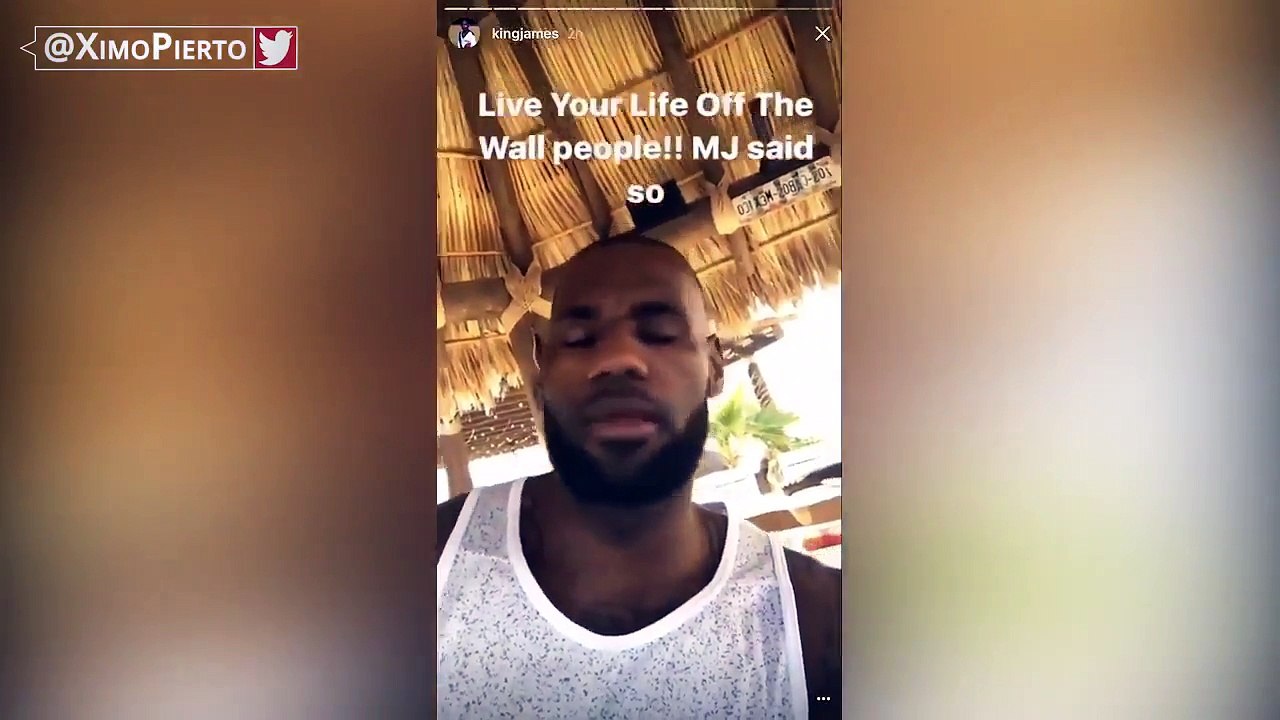 【NBA】LeBron James Smokes A Cigar  2017 NBA Offseason