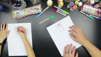 How to draw a rose - Easy step-by-step drawing lessons for kids