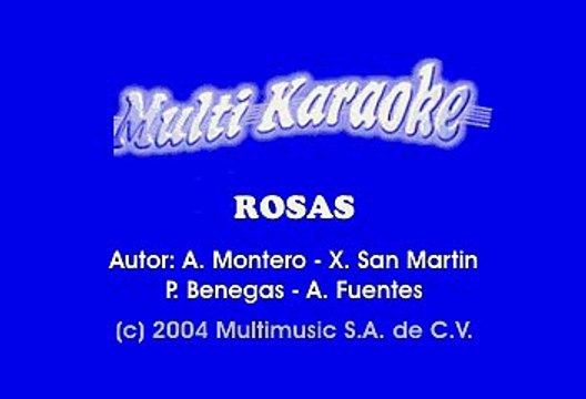 La Oreja De Van Gogh - Rosas (Karaoke)