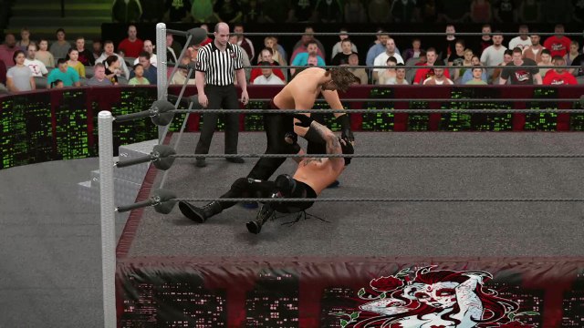 WWE 2K17 baron corbin v big cass