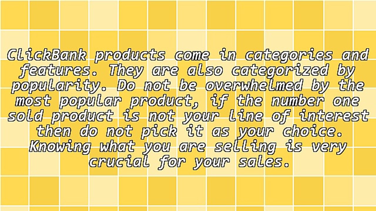 Finding The Right ClickBank Product For You
