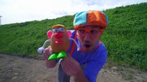 with Blippi on the Farm _ Videos for Toddlers _ Blippi Toys