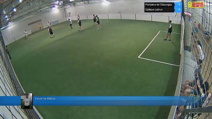 Faute de Melvin - Pompiers de Chauvigny Vs Optique Lebrun - 06/07/17 20:00 - Ligue 2