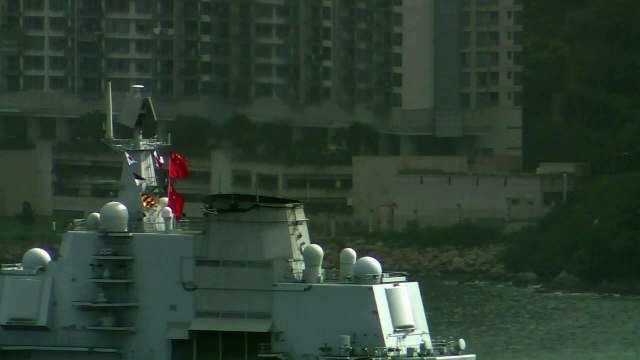 Primer portaaviones chino Liaoning llegó a Hong Kong