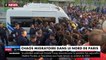 Les migrants de Porte de la Chapelle sont en train d'être évacués