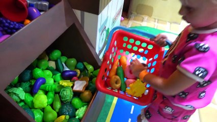 Funny Baby and Sky Paw Patrol play in the Playground for kids Nursery Rhymes Songs for children