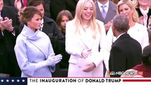 President Obama Greets Former Presidents on Inauguration Stage | NBC News