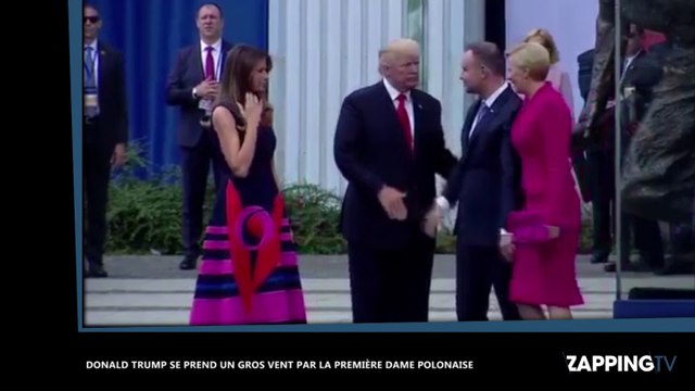 Donald Trump : La première dame polonaise lui met un vent magistral ! (vidéo)