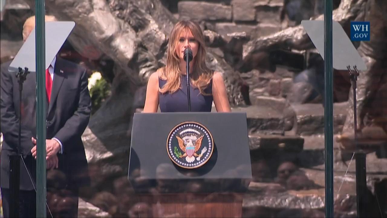 First Lady Melania Trump Is A Hit With The People of Poland