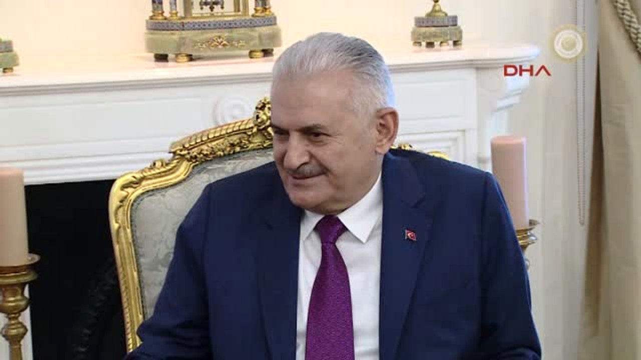 Başbakan Yıldırım, AB Genişlemeden Sorumlu Komiseri Johannes Hahn'ı Kabul Etti