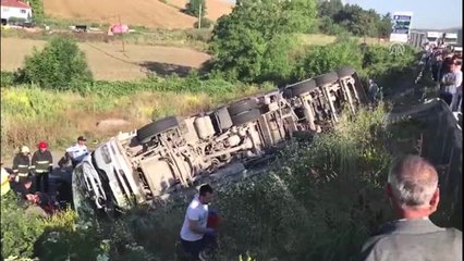 Bursa-Ankara Karayolu Kaza Nedeniyle Ulaşıma Kapandı