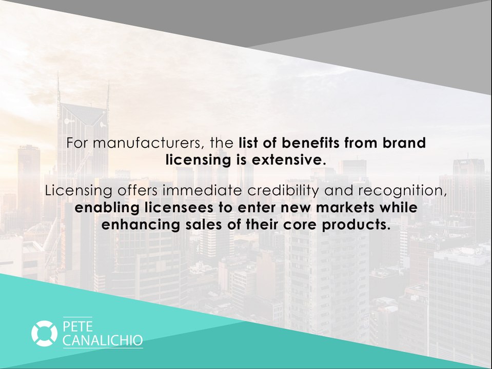 Why Do Manufacturers License Brands