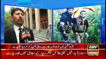 Youngsters pay tribute to Burhan Wani in Azad Kashmir