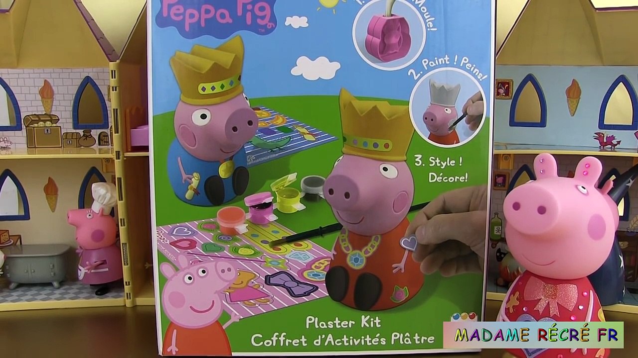 Princesse Peppa Pig Coffret d’activités Plâtre Plaster Kit Mould Paint your own