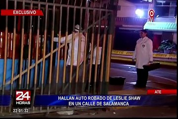 Imágenes muestran donde fue escondido el auto utilizado en robo a Leslie Shaw