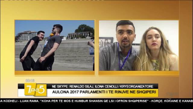 7pa5 - Aulona 2017 parlamenti i të rinjve në Shqipëri - 22 Maj 2017 - Show - Vizion Plus