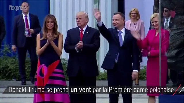 Donald Trump se prend un vent par la Première dame polonaise