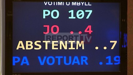 Report TV - Kuvend, zhbllokohet Vettingu miratohen 7 ministrat teknikë