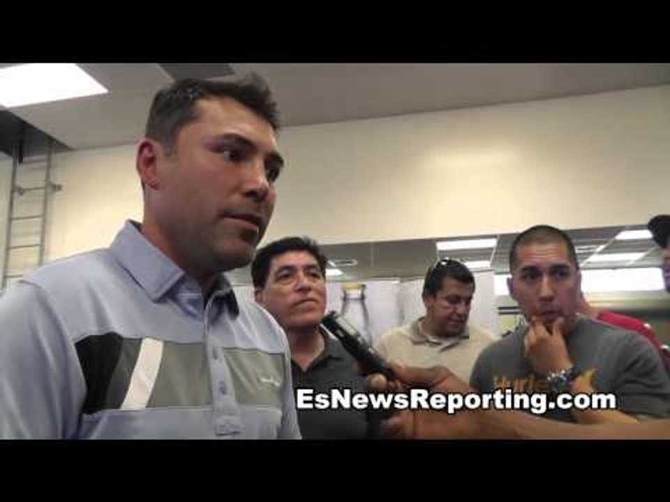 Oscar De La Hoya on Sparring Canelo Alvarez for Floyd Mayweather fight