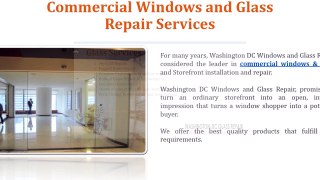 Repair Residential and Any Types of Glass Repair Services in DC