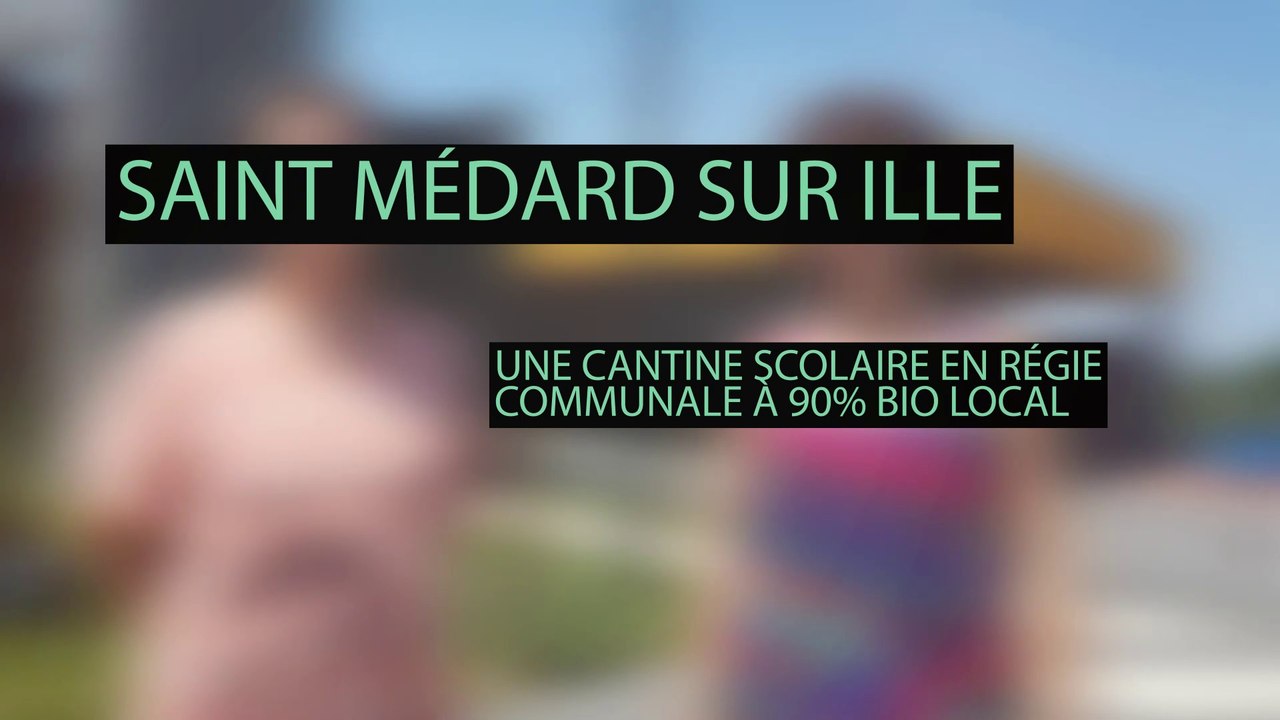 La cantine à 90% bio locale de Saint Médard - BRUDED