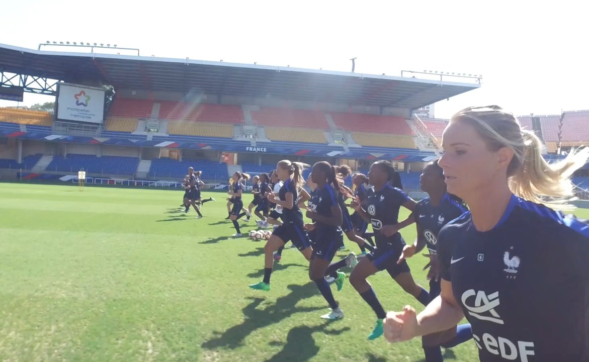 Dernier entraînement avant France-Belgique