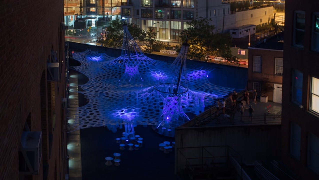 Butterfly Wings Inspired This Color-Changing Architectural Installation