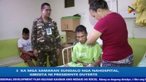 ATANGI ANG NEWS BREAK SA PTV DAVAO KARONG HAPON | 3 ka mga samaran sundalo nga nahospital, gibisita ni Pres. Duterte