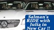 Salman Khan and Iulia Vantur on a DRIVE in NEW CAR; Watch | FilmiBeat