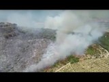 Cortona (AR) - Incendio in località Terontola -1- (07.07.17)