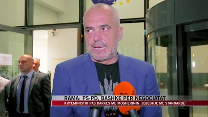 Rama: PS-PD, bashkë për negociatat - News, Lajme - Vizion Plus