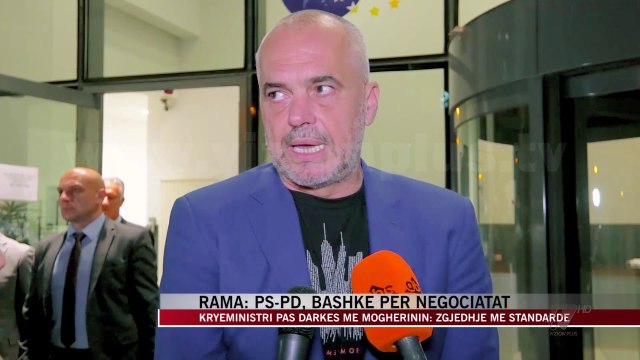 Rama: PS-PD, bashkë për negociatat - News, Lajme - Vizion Plus
