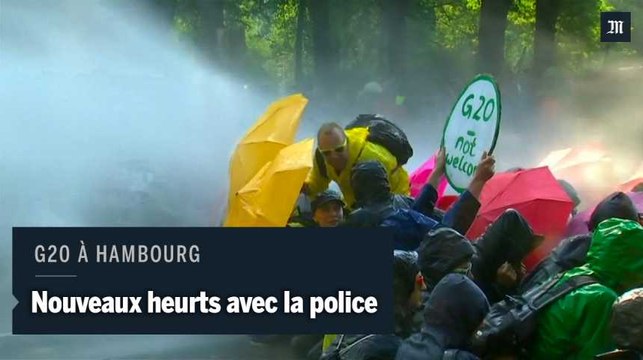 A Hambourg, nouveaux heurts en marge du G20