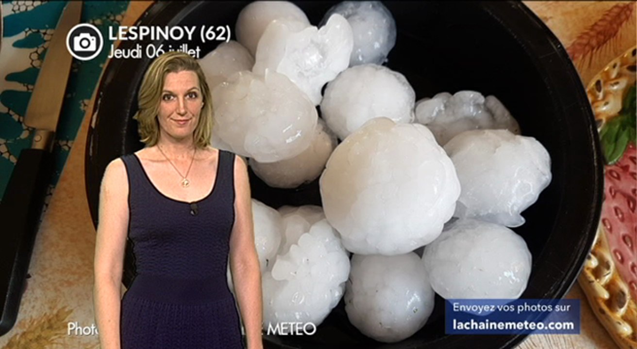 Orages au nord : grêlons géants et spectaculaires nuages hier