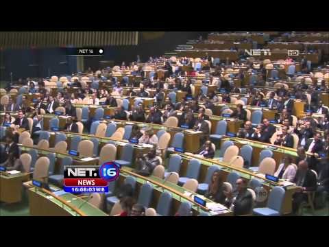 Bendera Palestina Berkibar Di Markas Besar PBB - NET16