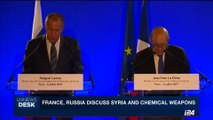 i24NEWS DESK | France, Russia discuss Syria and chemical weapons  | Friday, July 7th 2017