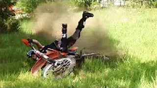 Try NOT to Laugh at These DIRTBIKE Crashes!