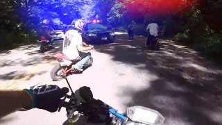Bikers RUNNING From the Police!