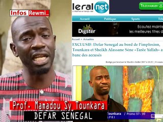 Tounkara tacle les politiciens qu'il juge incompétent pour gérer ce pays alors qu'il en est un