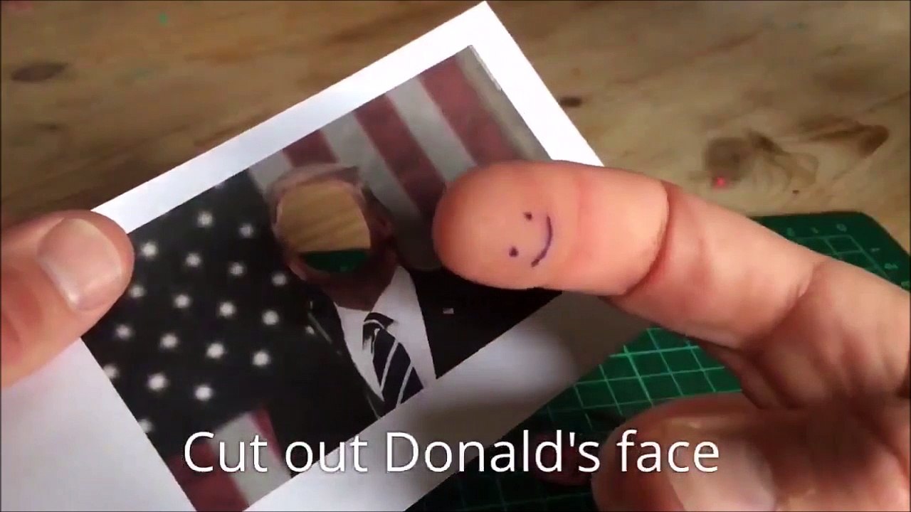Tuto pour fabriquer votre photo-relief de Donald Trump... Ahaha