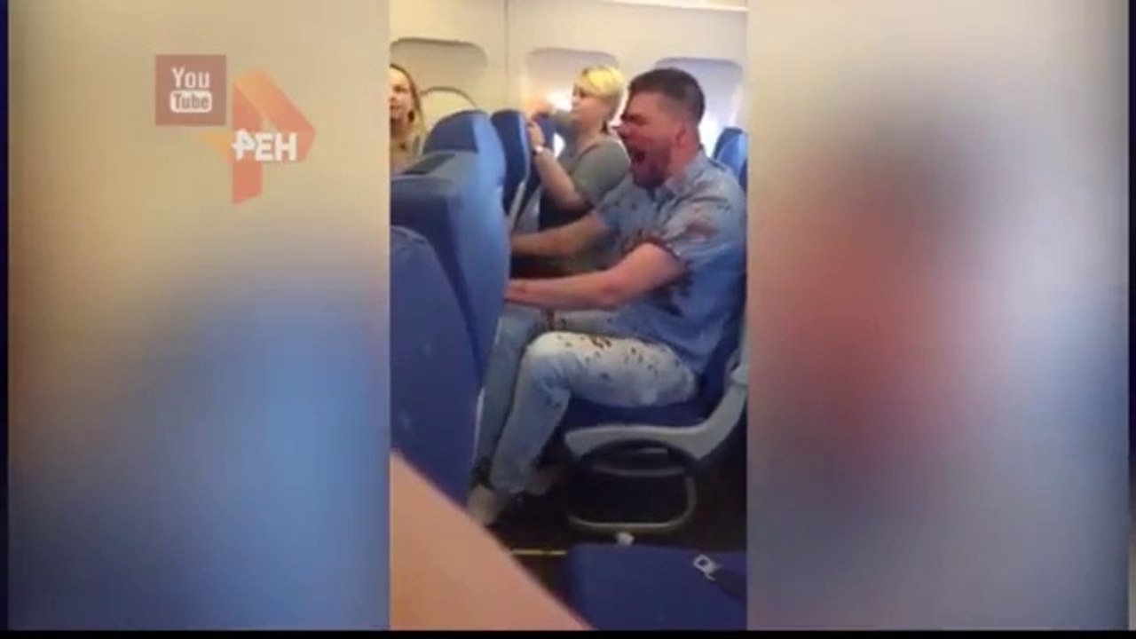 Prendre l'avion en russie... à coté d'un taré... Mauvaise experience