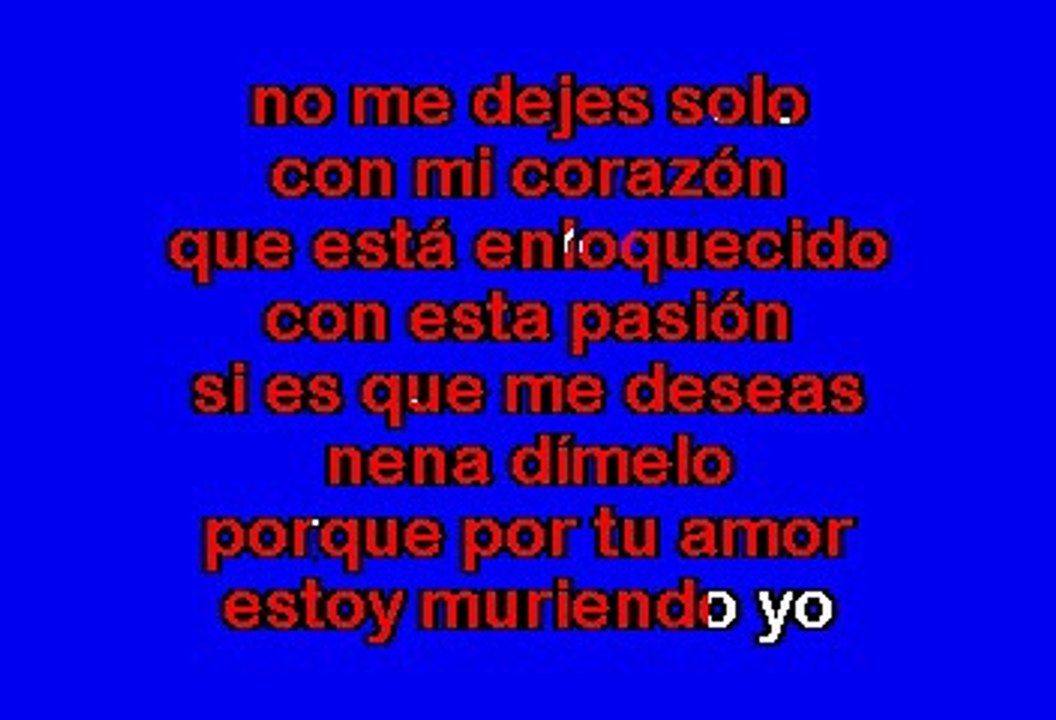 Marc Anthony - Dimelo (Karaoke)