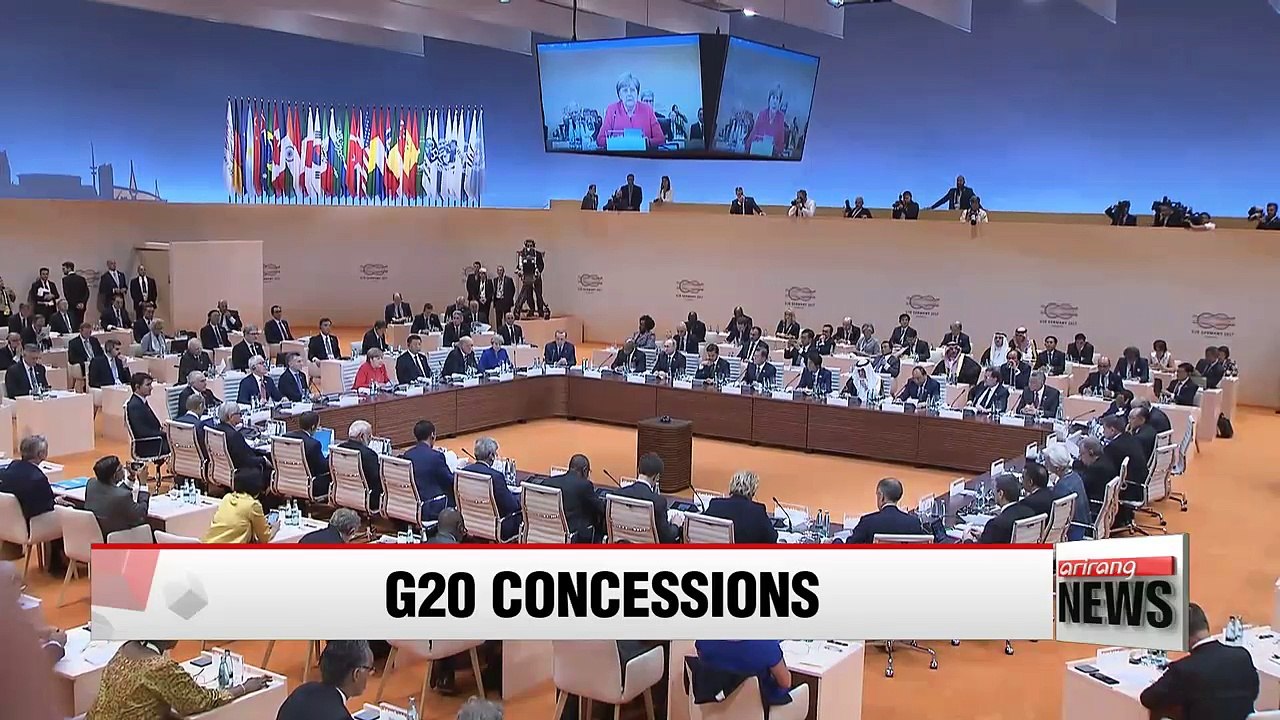G20 Summit in Hamburg concludes with compromise on trade and climate change