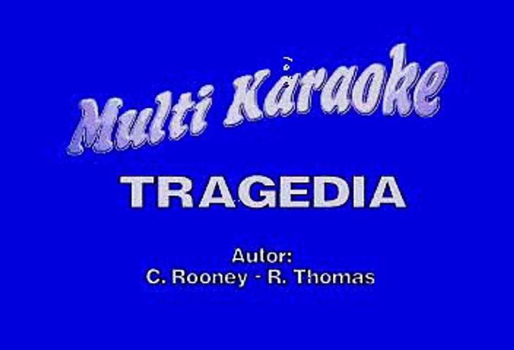 Marc Anthony - Tragedia (Karaoke)