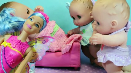 Кукла Пупсик РУСАЛОЧКА Превращение. Барби Фея и Принцесса Ариэль Помогает Дарит Сюрпризы.